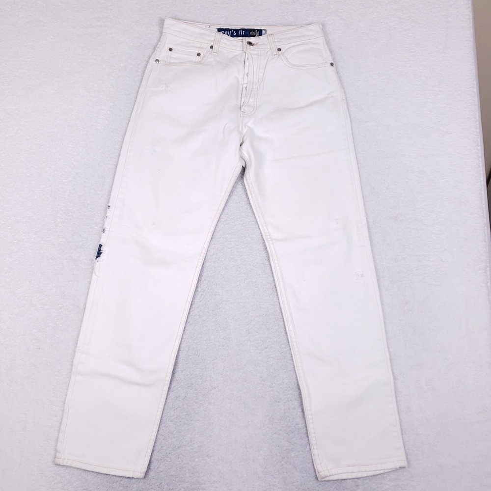 Levi's SilverTab Guy's Fit Baggy Jeans 11/12 White